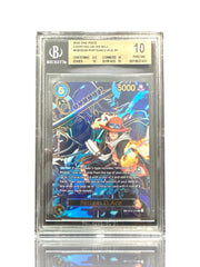 💎ONE PIECE~ Portgas.D.Ace  EB02-028~ Carrying On His Will~ BGS 10 PRISTINE!💨