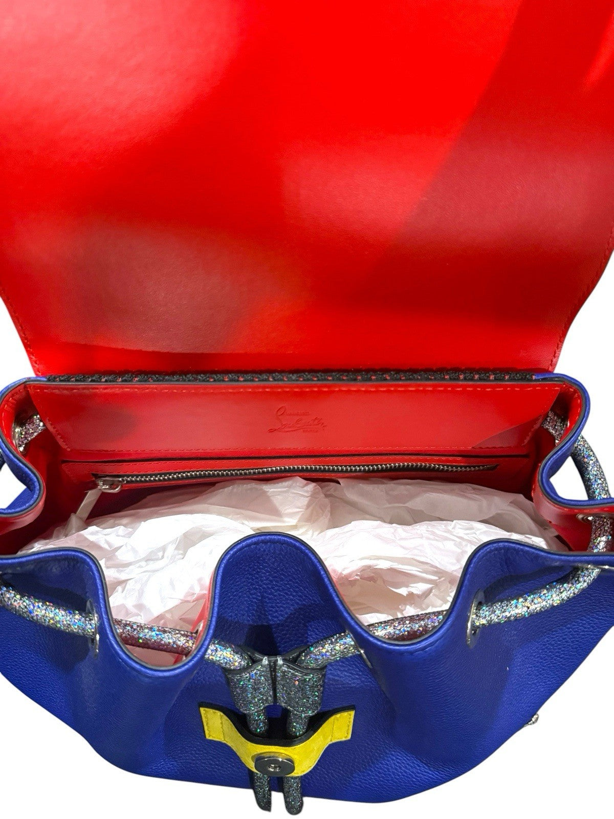 💎 RARE 1 Of 1~Christian Louboutin Explorer Funk Backpack Leather~SHOOT OFFER💨