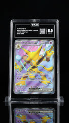 ‼️ALAKAZAM EX 2023 POKÉMON SCARLET & VIOLET 151 SET #188/165~ TAG GRADE 8.5!💨