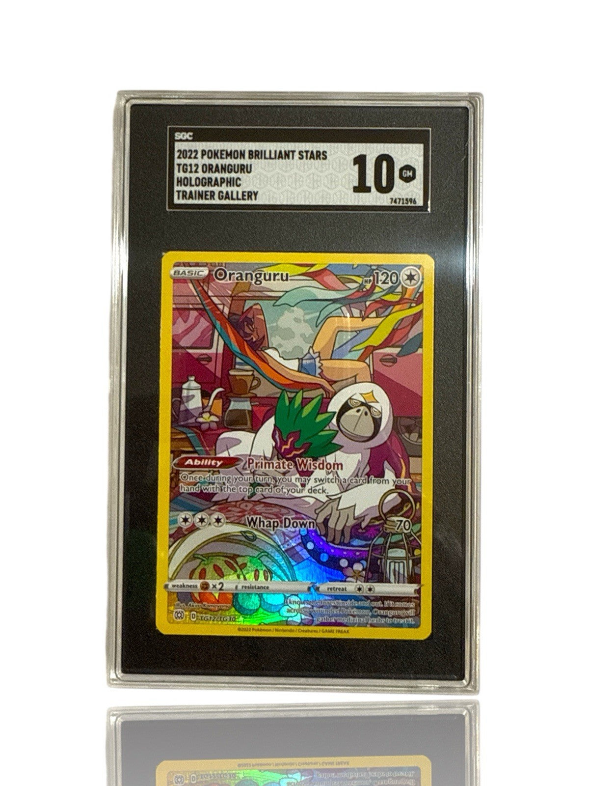 ‼️Oranguru TG12/TG30: Brilliant Stars Trainer Gallery Holo GRADE 10! FAST SHIP💨