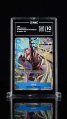 🔥 Hina Alt Art EB03-025 One Piece Heroines Edition TAG GRADE 10! TOP RANKED!💨