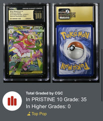 💎 Mega Meganium ex #272 Ascended Heroes GRADE 10 PRISTINE GOLD LABEL TOP POP!💨