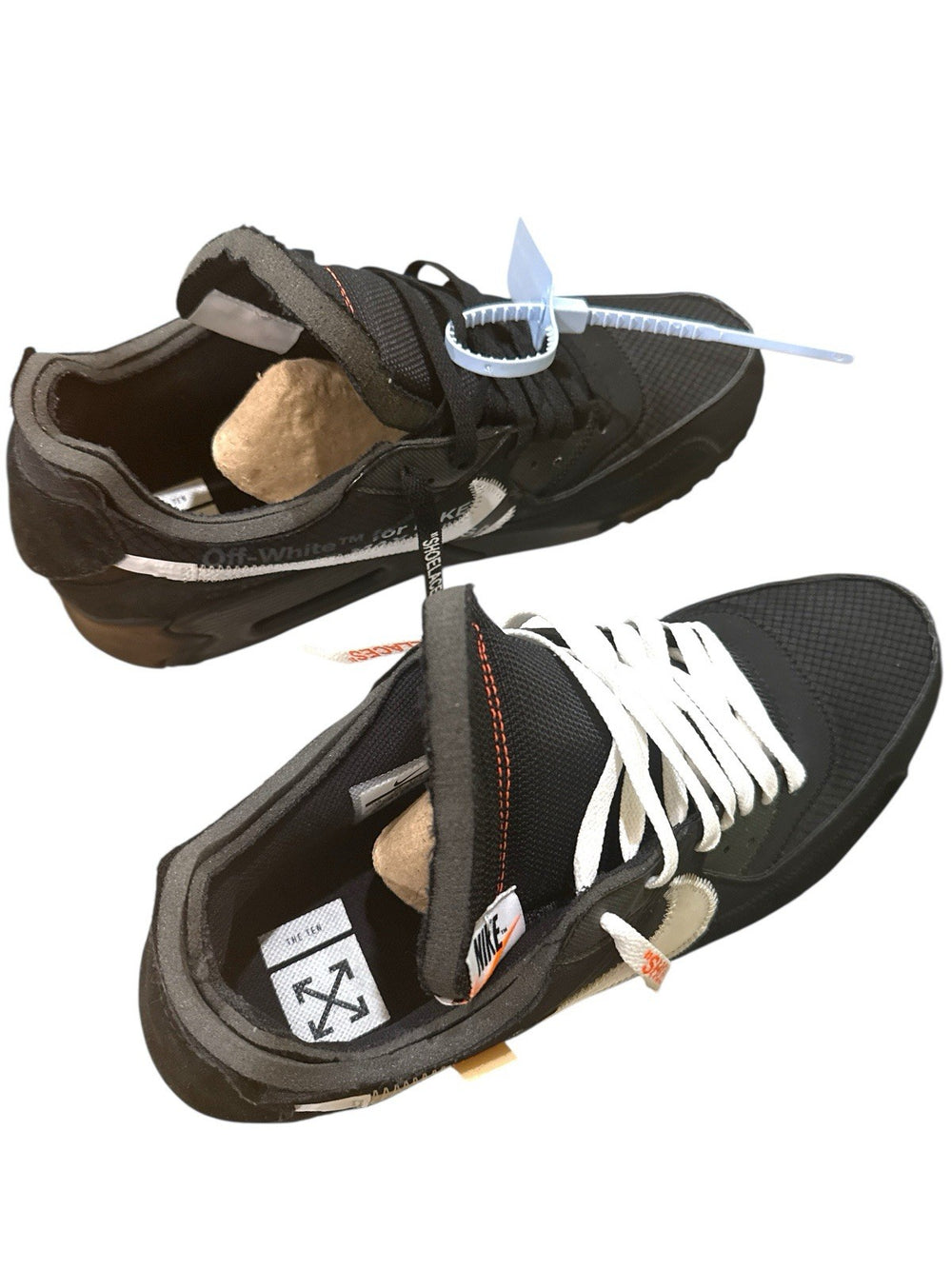 ‼️Size 13 - Nike Air Max 90 x OFF-WHITE Black 2019~NEW IN BOX! FAST SHIPPING!💨