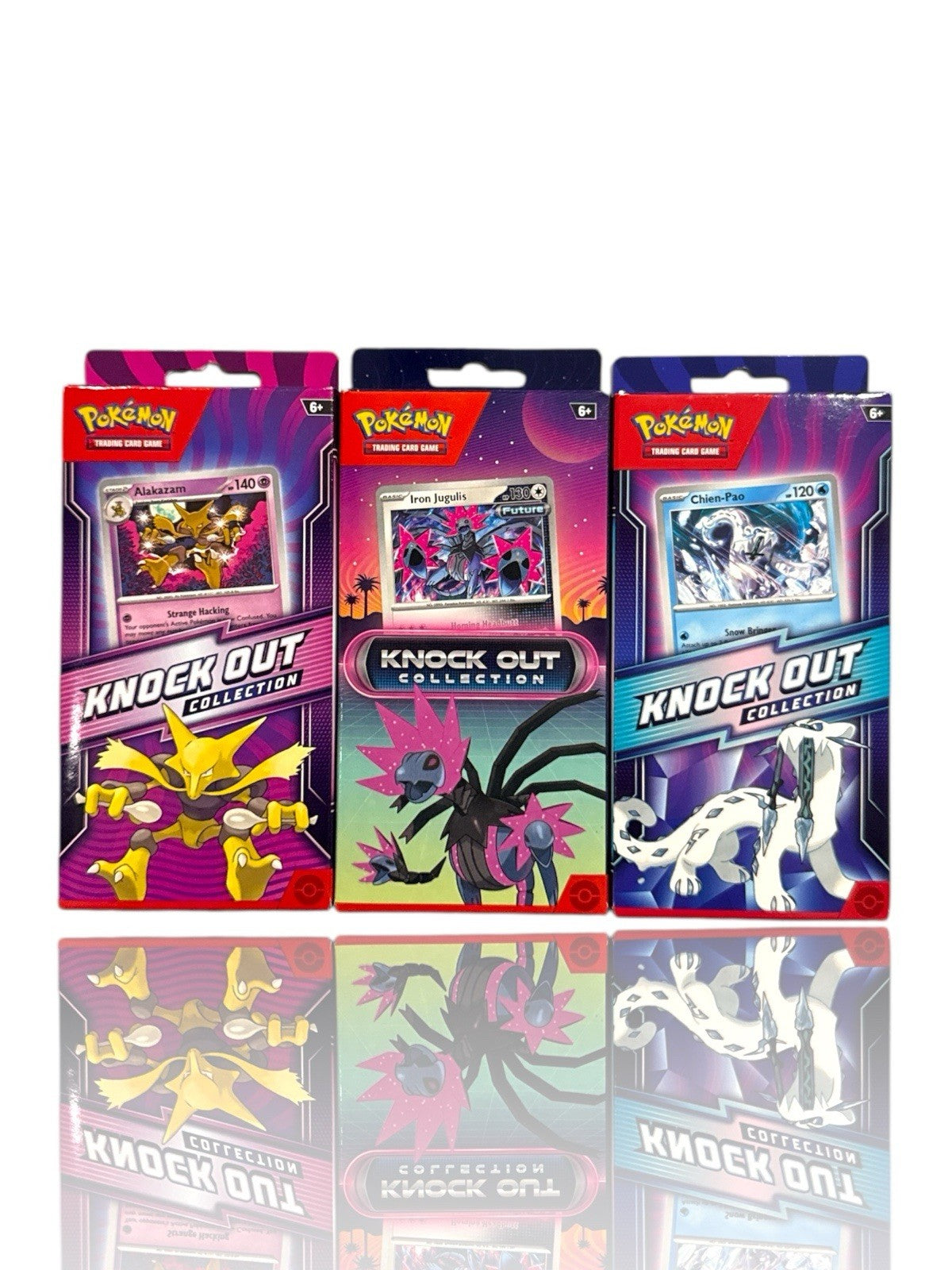 ‼️3~Pokemon TCG Knockout Collection Alakazam~Chien-Pao~Iron Jugulus BOX SEALED💨