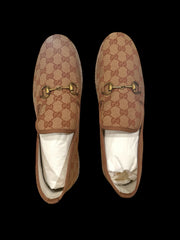‼️NEW GUCCI GG LOAFERS UNIQUE BEIGE RUG GUCCI SIZE 12~SAME DAY SHIP!