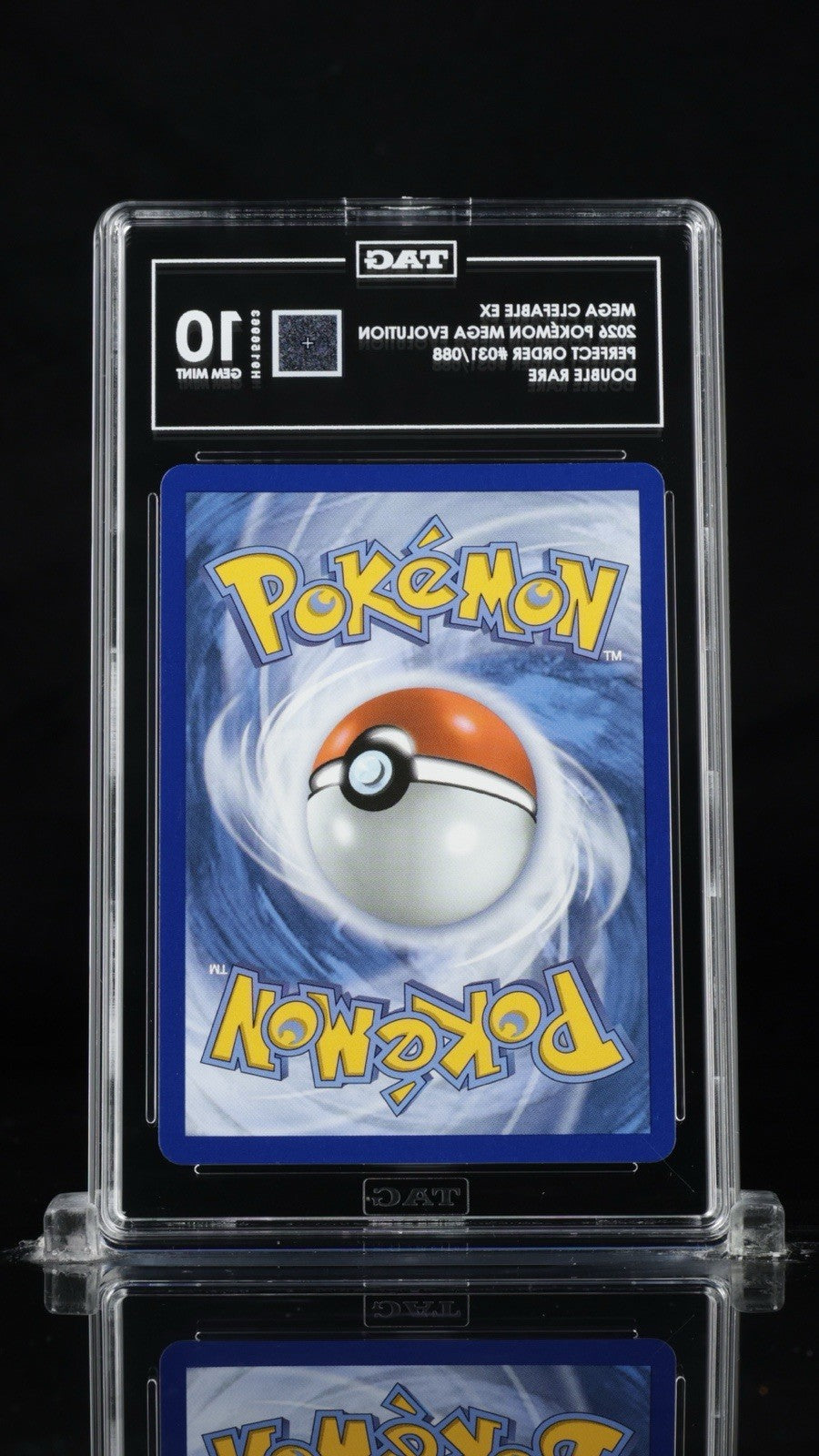 💎 Mega Clefable ex #031 Perfect Order TAG GRADE 10! TOP RANKED! SHOOT OFFER!💨
