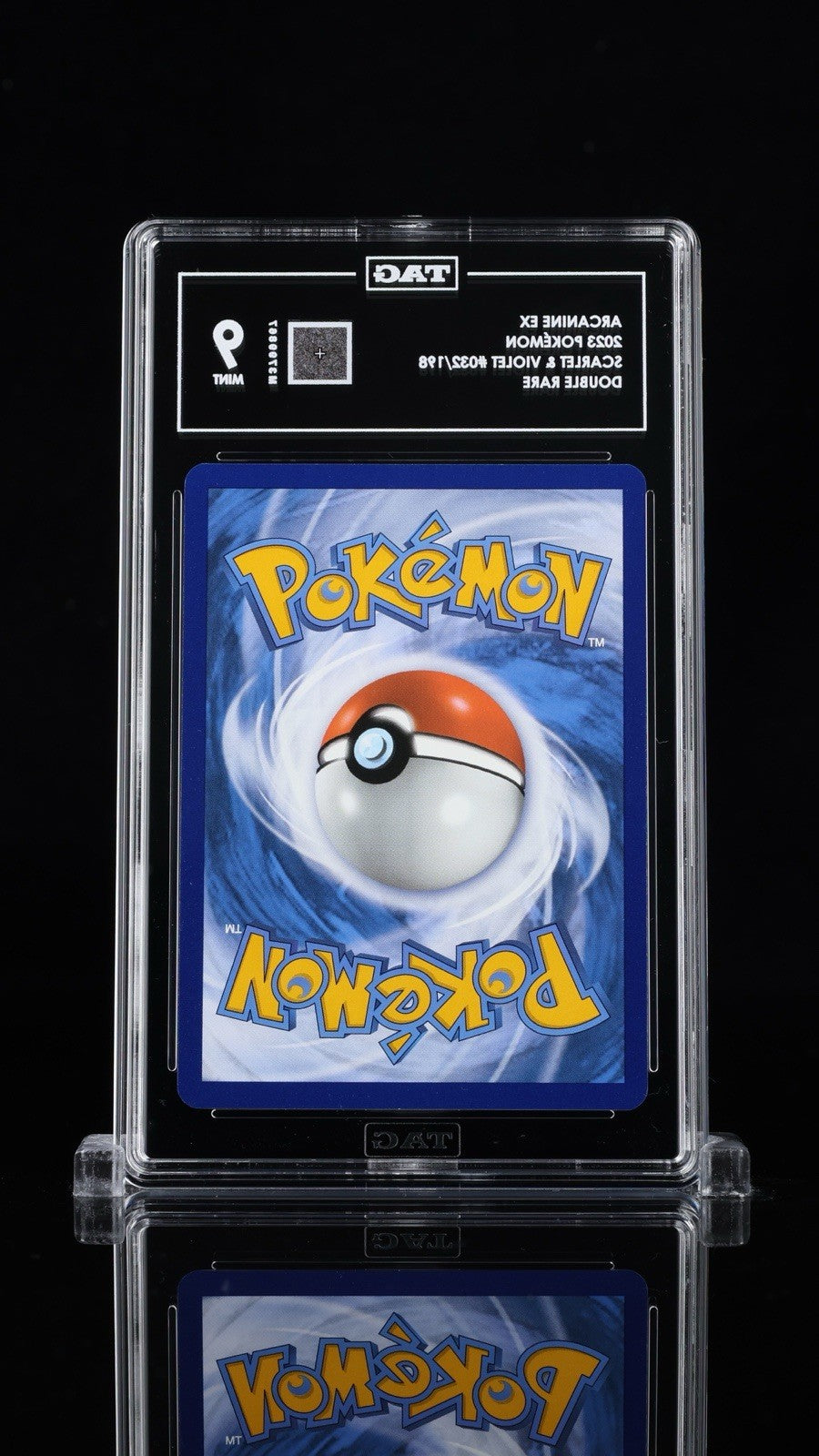 ⚠️ Arcanine ex 032/198 Scarlet & Violet Base~TAG GRADE 9~FAST SHIP SHOOT OFFER💨