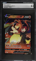 💎 Lance's Charizard V Pokémon Jumbo Promo~GRADE 8.5~SAME DAY SHIP~SHOOT OFFER💨