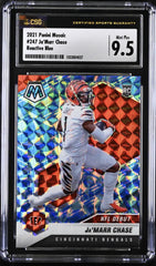 ‼️2021 Panini Mosaic - NFL Debut Ja'Marr Chase #247 Reactive Blue Mosaic Prizm💨
