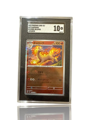 ‼️Pokemon Rapidash PokeBall 078/165: Pokemon Card 151 Holo Japanese GRADE 10!💨