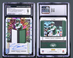  2022 Panini One Rookie Fractal Patch Autographs #378 Ahmad "Sauce" Gardner