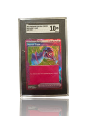 ‼️Pokemon Hero's Cape 152/162: Temporal Forces Holo GRADE 10! SHOOT OFFER!💨