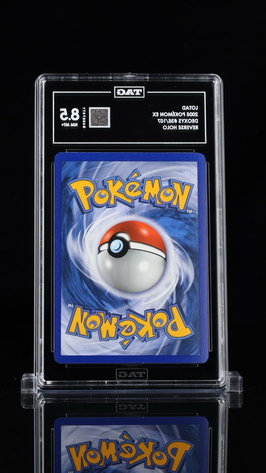 ‼️Pokemon Lotad 35/107 Deoxys Reverse Holo~TAG GRADE 8.5! FAST SHIP~SHOOT OFFER!