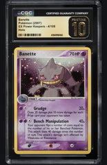 ⚠️Banette 4/108 EX Pokemon Power Keepers Holo~PRISTINE 10 GOLD LABEL TOP POP!💨