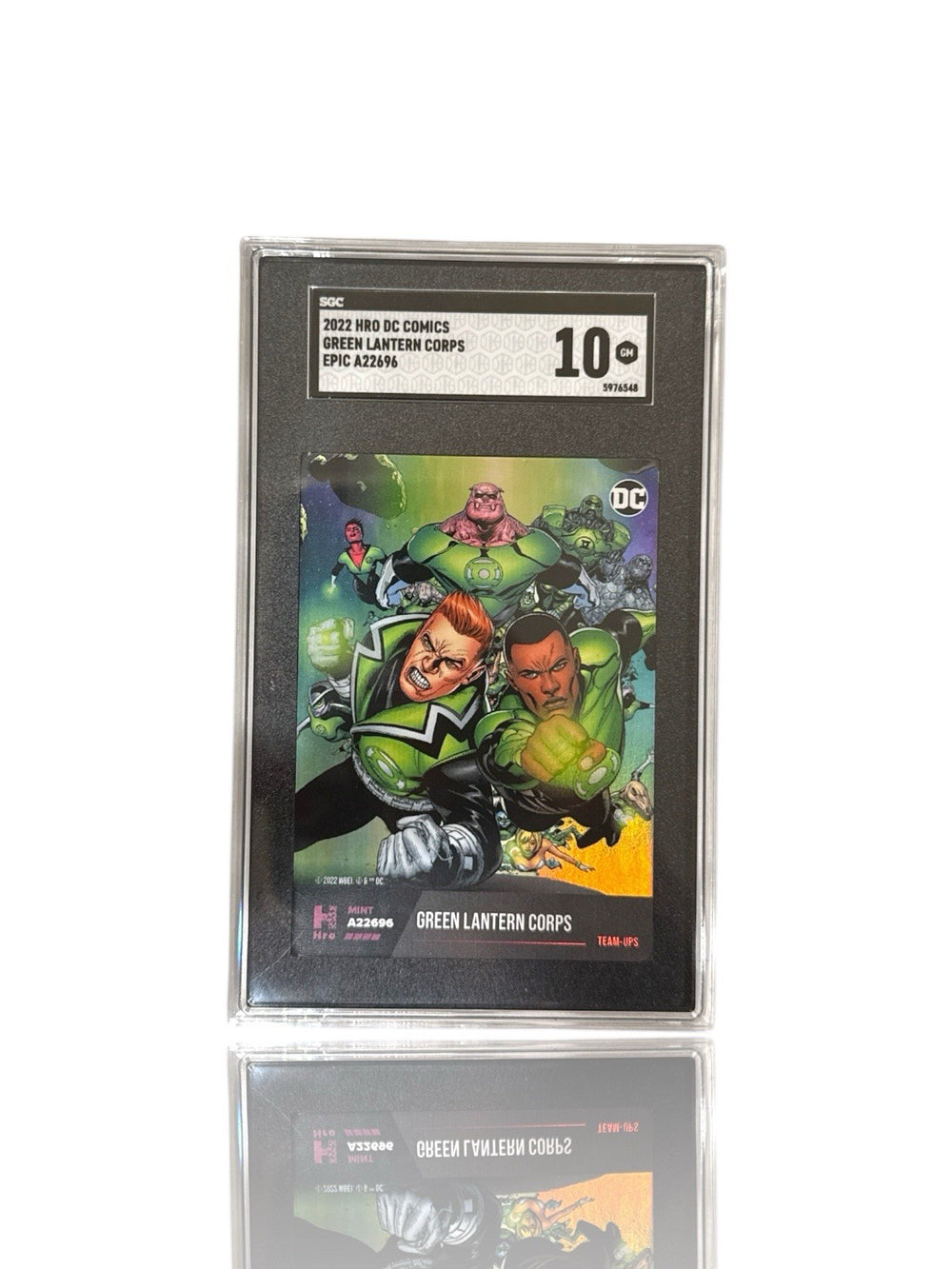 ‼️DC COMICS GREEN LANTERN CORPS CARD GRADE 10! FAST SHIPPING! SHOOT OFFER 💨