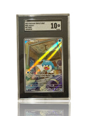 ‼️Pokemon Quaxly 081/073: Triplet Beat Holo Japanese GRADE 10~SHOOT OFFER!💨