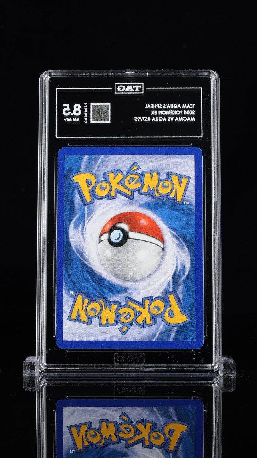 ⚠️2004 Pokemon EX Team Magma vs Aqua's Spheal #57/95~TAG GRADE 8.5~SHOOT OFFER💨