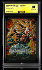 🔥 Energy Marker Gotenks 2026 DBS Fusion World~ MBA GRADE 10~SHOOT OFFER💨