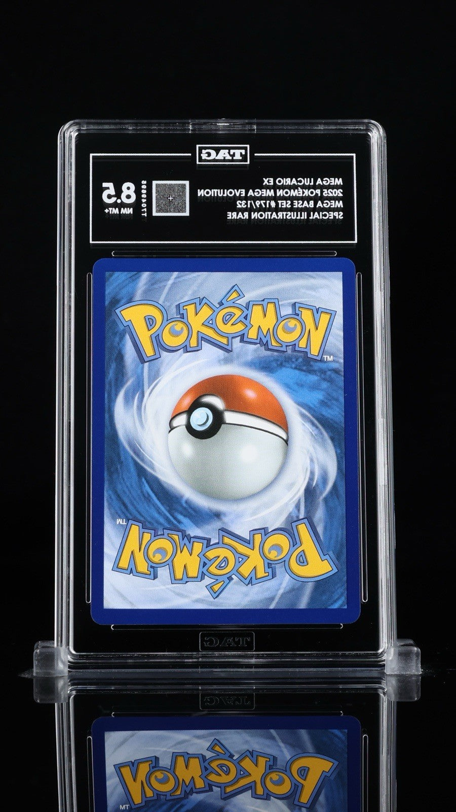 ‼️Mega Lucario ex 179: Mega Evolution Holo GRADE 8.5! SHIPS FAST~SHOOT OFFER!💨