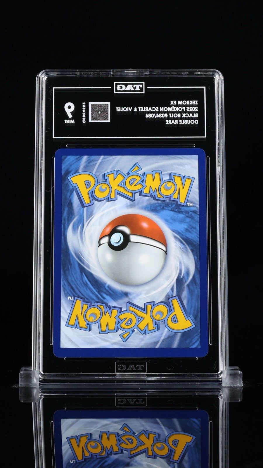 ‼️ZEKROM EX 2025 POKÉMON SCARLET & VIOLET BLACK BOLT #034 DOUBLE RARE GRADE 9!💨
