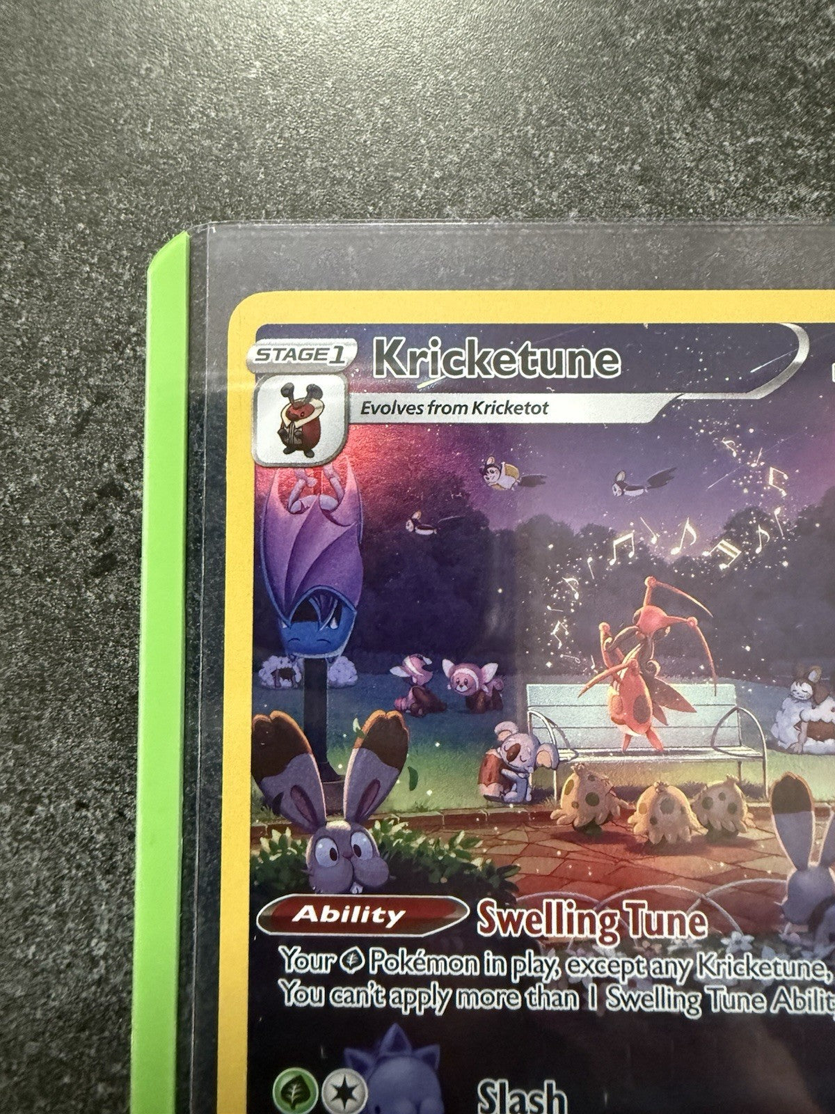 Kricketune GG02/GG70 Crown Zenith: Galarian Gallery Holo
