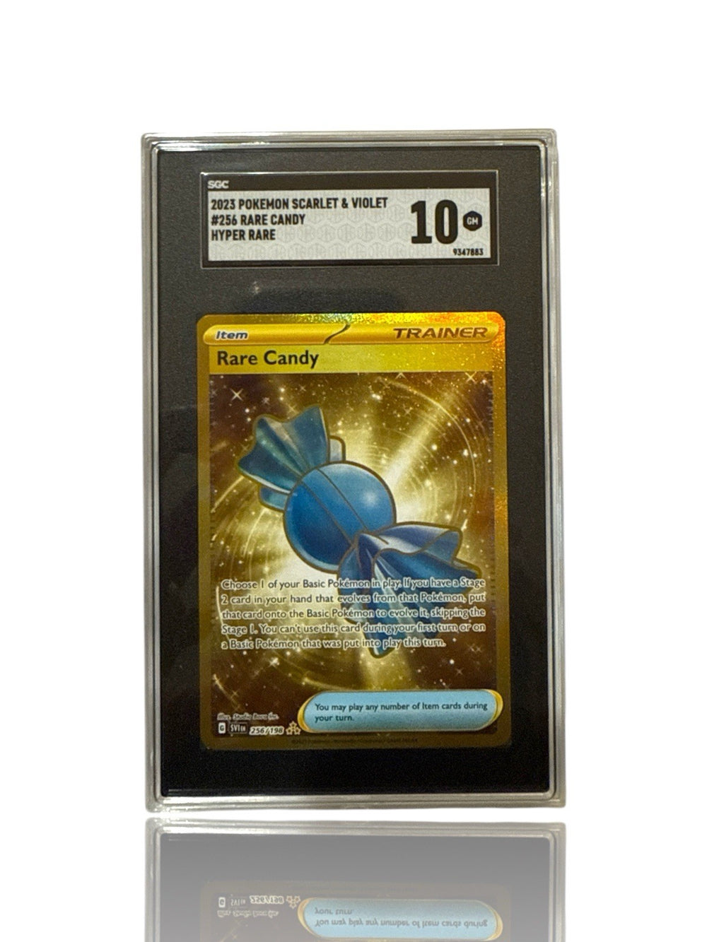 ‼️Pokemon Rare Candy 256/198: Scarlet & Violet Base Set Holo GRADE 10!💨