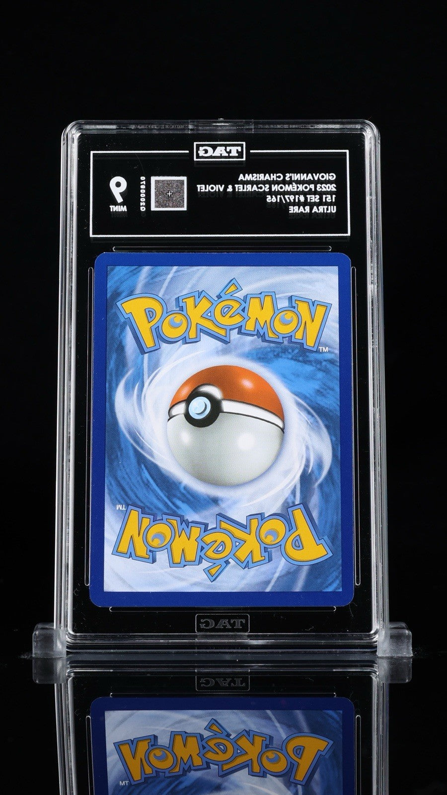 ‼️Giovanni's Charisma 197/165 Scarlet & Violet 151 Holo TAG GRADE 9! FAST SHIP💨