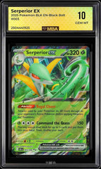 ⚠️ 2025 POKEMON BLACK BOLT #003 SERPERIOR EX MBA 10~FAST SHIP SHOOT OFFER!💨