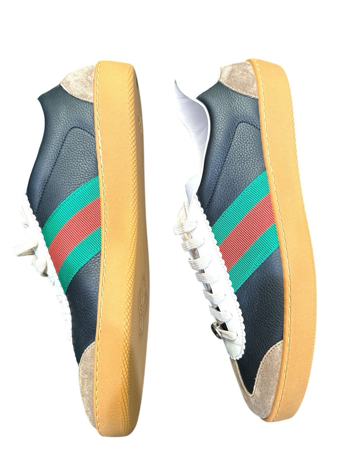 ‼️Gucci G74 Web Low Black Sneakers GUCCI SIZE 12! RETAIL~$890! SHOOT OFFER!💨