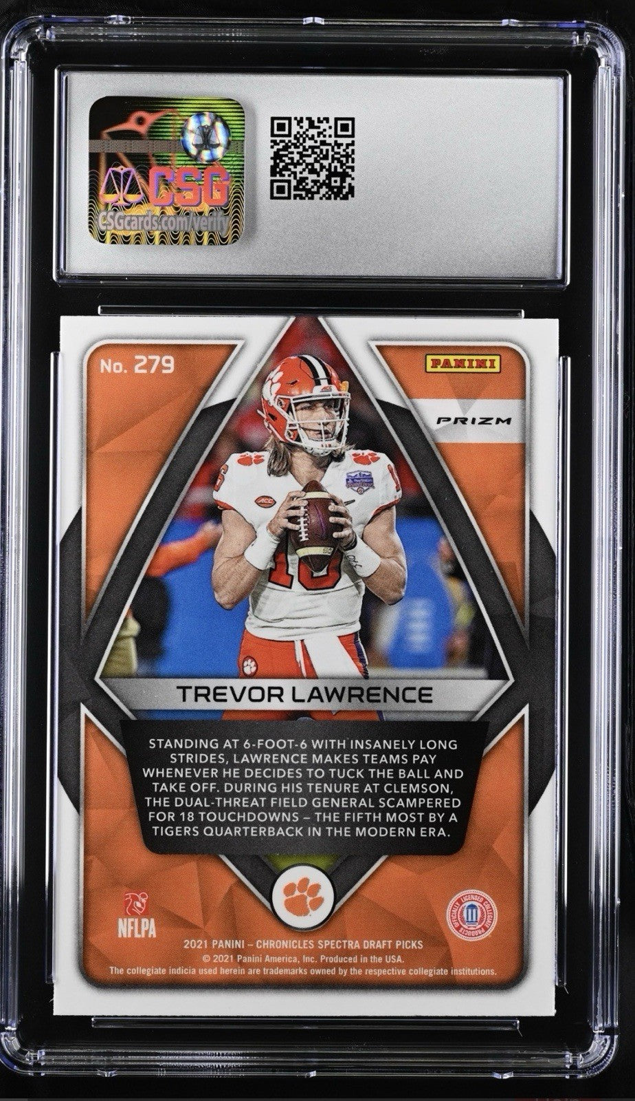‼️2021 Panini Chronicles Draft Picks - Spectra Trevor Lawrence #279 Pink (RC)💨