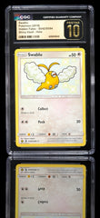 💙 Swablu SV42 Hidden Fates Shiny Vault Holo GRADE 10 PRISTINE GOLD LABEL!💨