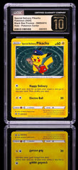 💛 Special Delivery Pikachu SWSH074 Promo Holo PRISTINE GOLD LABEL TOP POP 5!💨