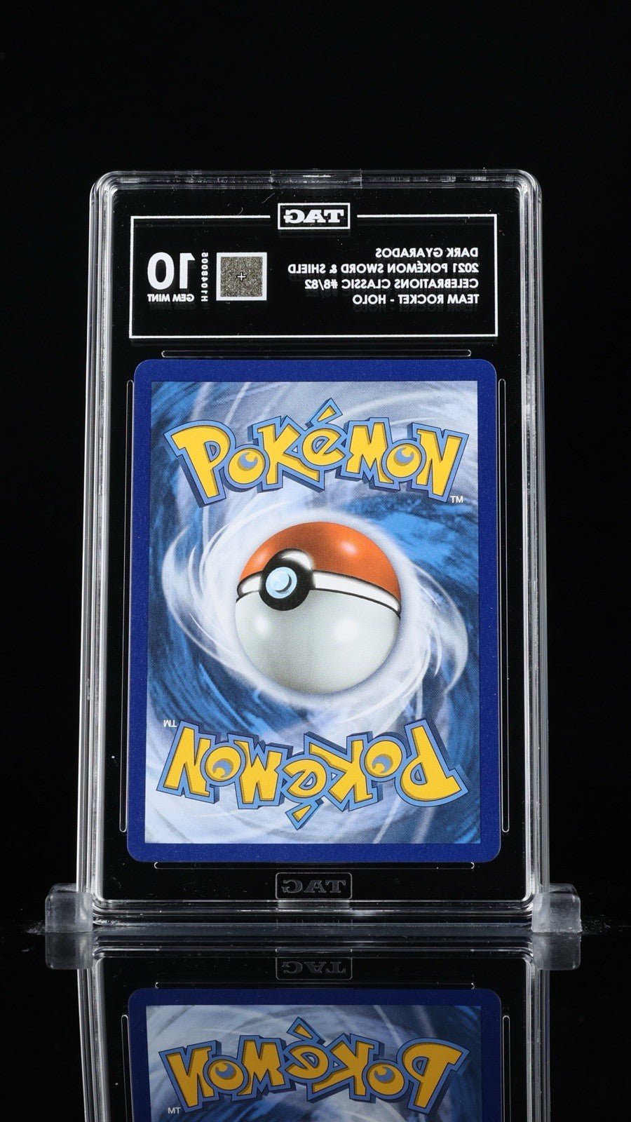 ‼️DARK GYARADOS 2021 POKÉMON SWORD & SHIELD CELEBRATIONS CLASSIC #8/82~ TAG 10💨