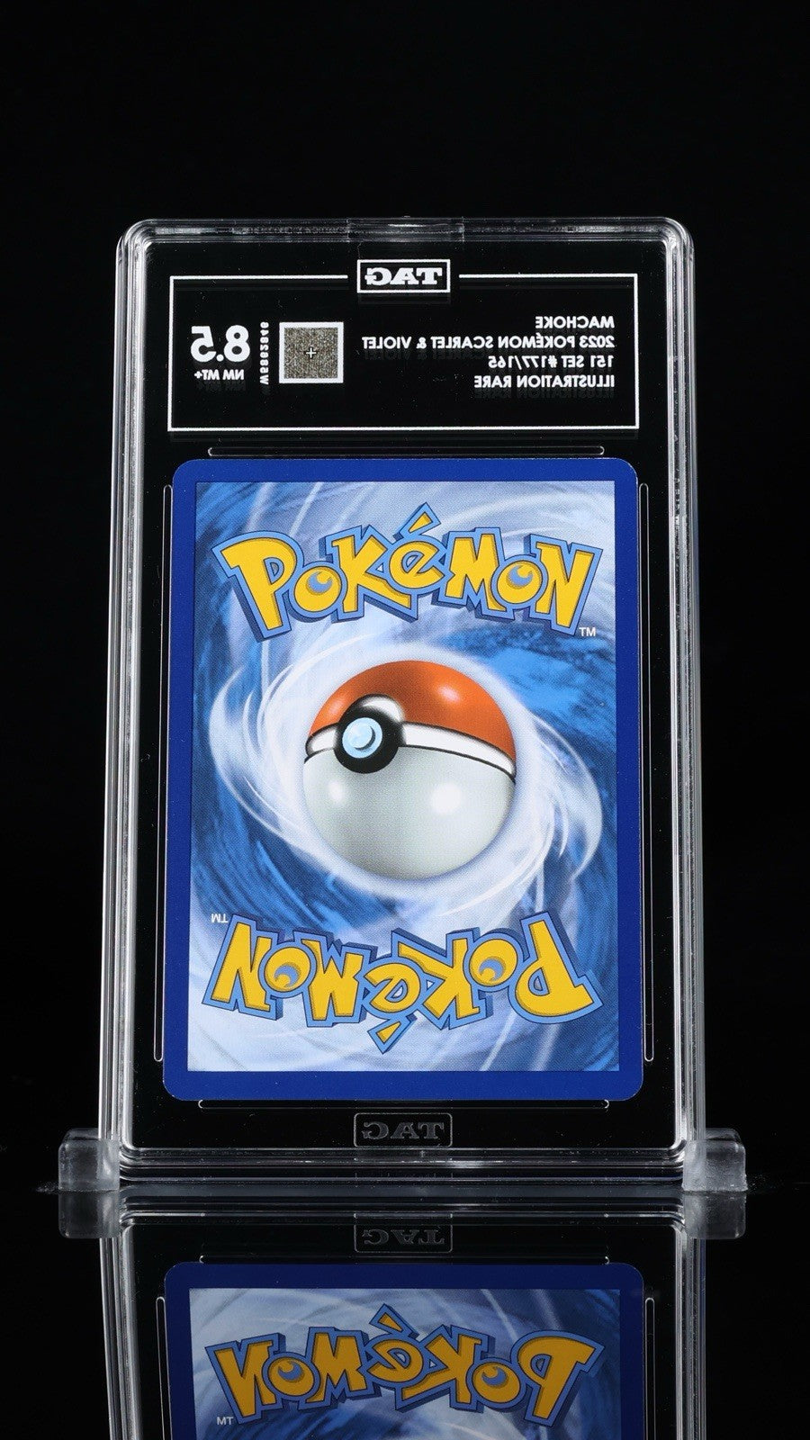 ‼️MACHOKE 2023 POKÉMON SCARLET & VIOLET 151 SET #177/165~ TAG GRADE 8.5!💨