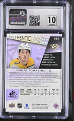 ‼️2021 SP Game Used Relics #184 Philip Tomasino Purple CGC 7~AUTO 10~POP 1💨