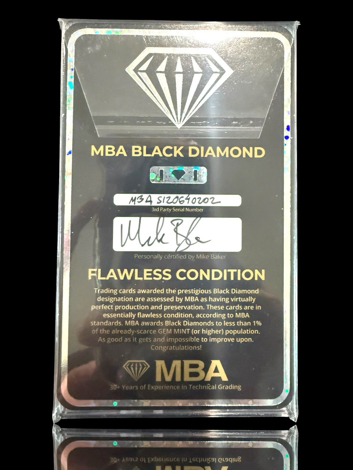 ‼️ Mega Skarmory ex #055 Pokemon Perfect Order~ FLAWLESS 10 BLACK DIAMOND MBA💎