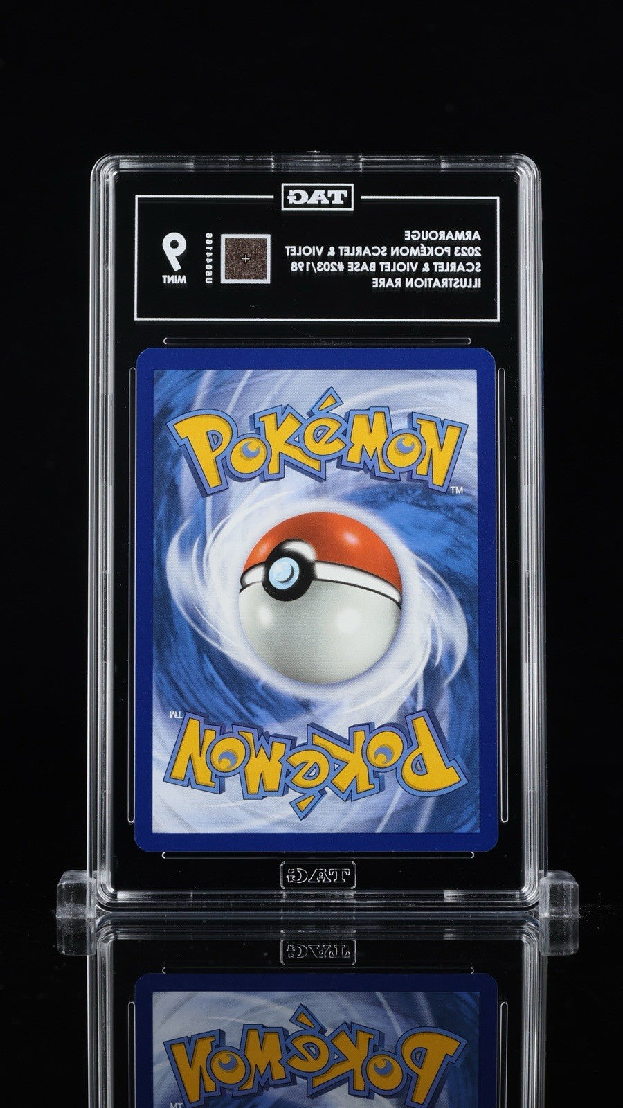 🔥 Armarouge #203 Scarlet & Violet Base Set TAG GRADE 9! FAST SHIP SHOOT OFFER💨