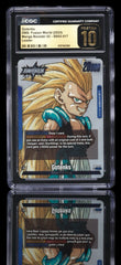 🔥 Gotenks SB02-017 DBS Manga Booster 02~ PRISTINE 10 GOLD LABEL TOP POP 5!💨