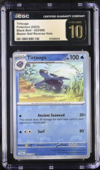 💙 Tirtouga MasterBall #022 Black Bolt GRADE 10 PRISTINE GOLD LABEL TOP POP!💨