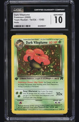 ⚠️ Dark Vileplume 2000 Team Rocket #13~GRADE 10~ FAST SHIP SHOOT OFFER💨