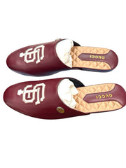 ‼️Gucci x SF Giants Leather Loafers Burgundy GUCCI SIZE 12~NEW $950! FAST SHIP💨