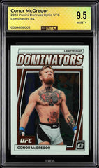 ⚠️ 2023 Panini Donruss Optic UFC - Dominators Conor McGregor #4~MBA GRADE 9.5!💨