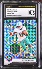 ‼️2021 Panini Mosaic - NFL Debut Jaylen Waddle #248 Reactive Blue Mosaic Prizm💨