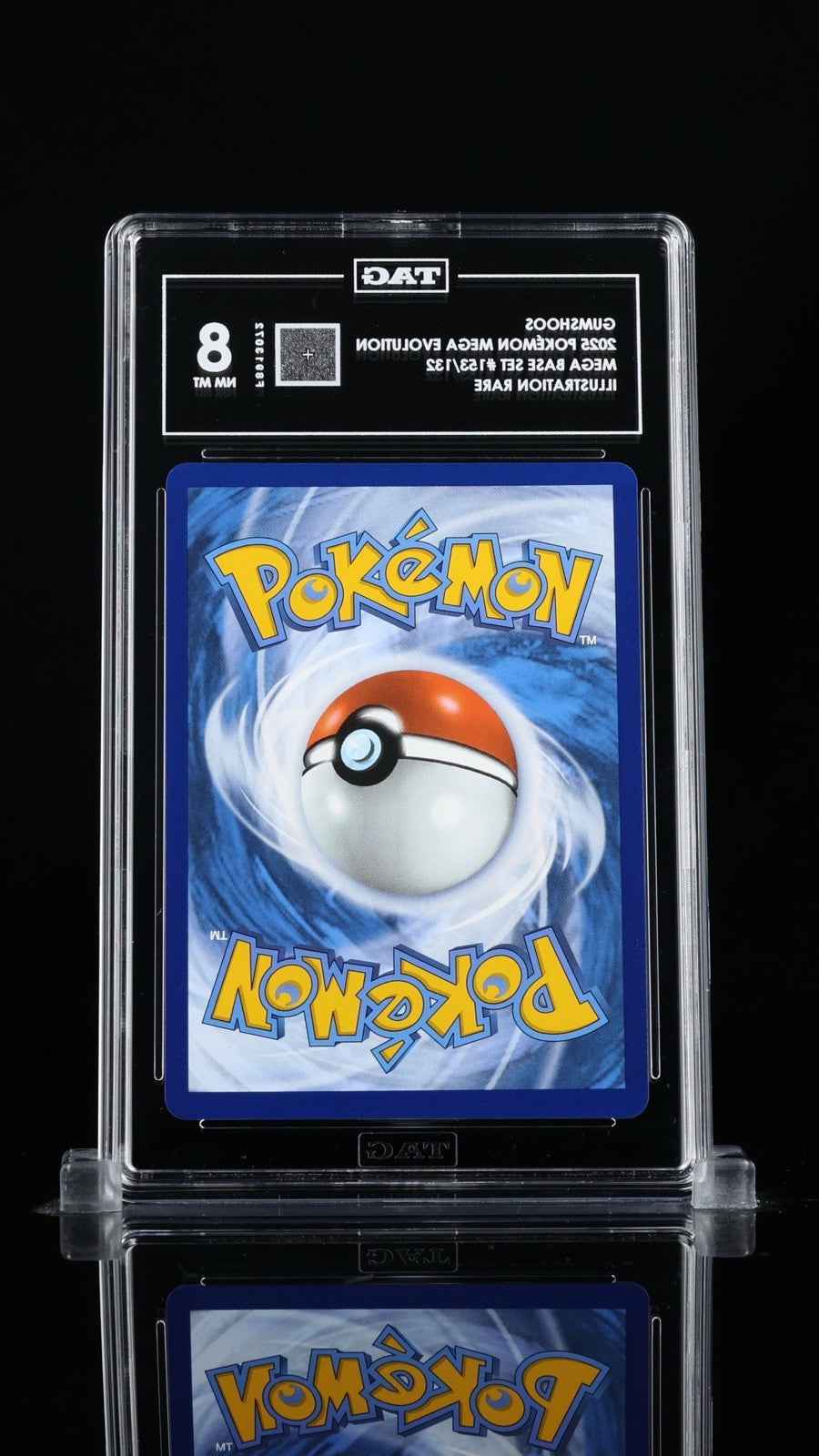 ‼️Gumshoos 153/132: Mega Evolution TAG GRADE 8! FAST SHIP~SHOOT OFFER!💨