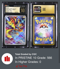 ‼️Pokemon Zeraora 109/102: Stellar Miracle Japanese CGC 10 PRISTINE GOLD LABEL💨