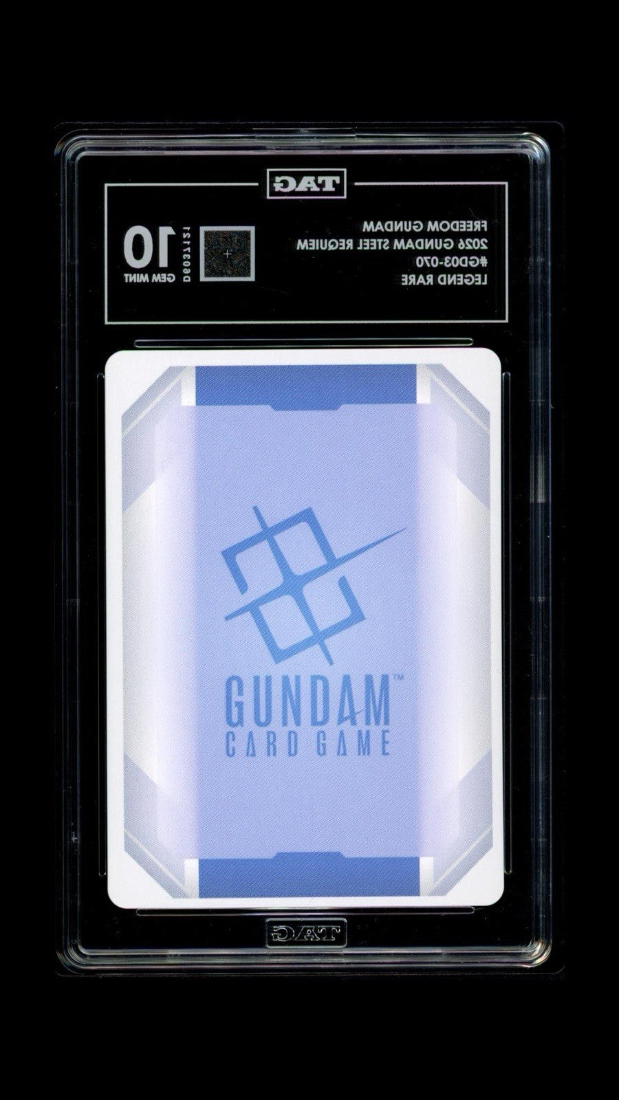 💎 FREEDOM GUNDAM 2026 GUNDAM STEEL REQUIEM #GD03-070 LEGEND RARE TAG 10 POP 1💨