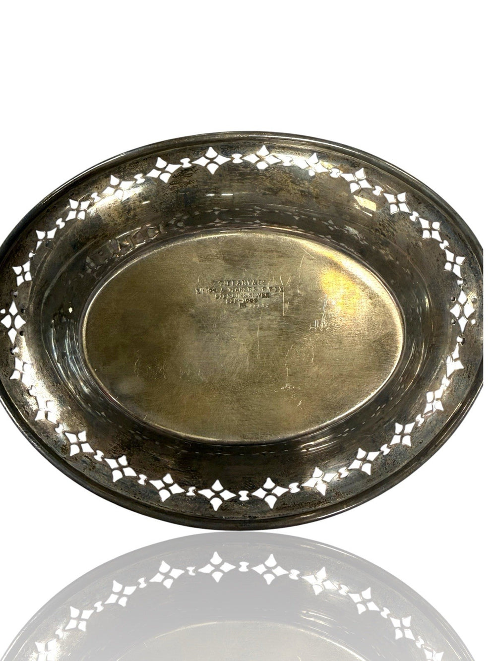 ⚠️ Tiffany Co Vintage 925 Sterling Silver Jewelry Dish~114 Grams~ SHOOT OFFER💨