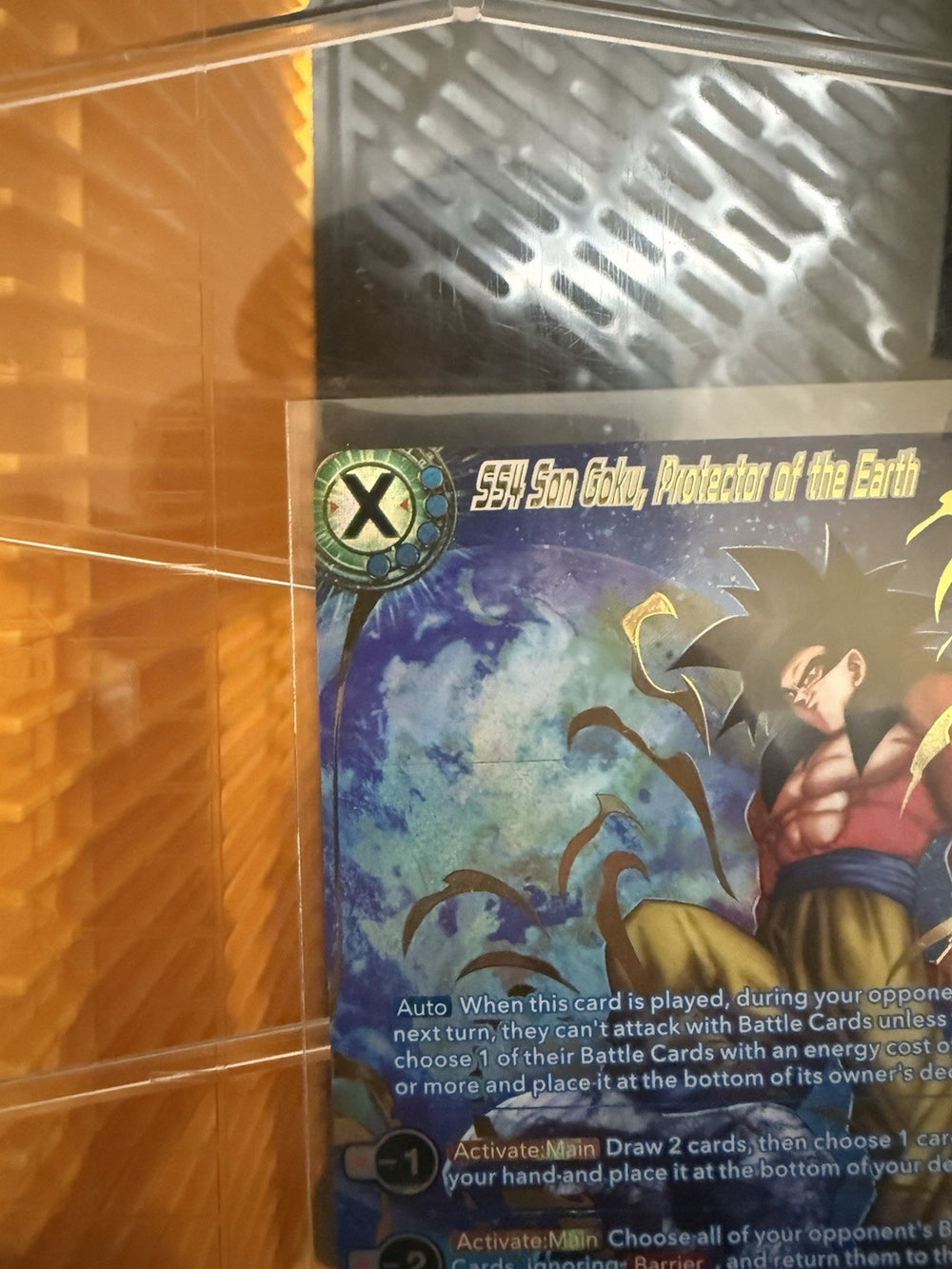 🔥 Dragon Ball Super Card Game SS4 Son Goku, Protector of the Earth Vermilion 💨