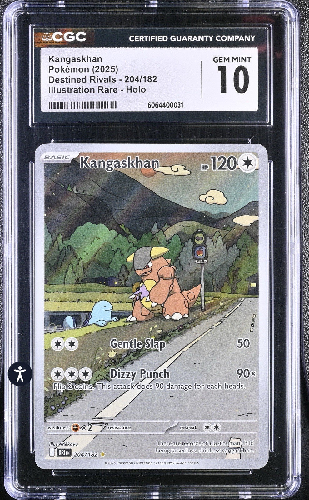 ‼️Kangaskhan 204/182 Sv10: Destined Rivals Holo GRADE 10! SHIPS SAME DAY!💨