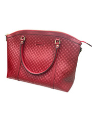 ‼️NEW Gucci Guccissima Margaux Satchel/Shoulder Tote In Red: RETAIL IS $2400💨